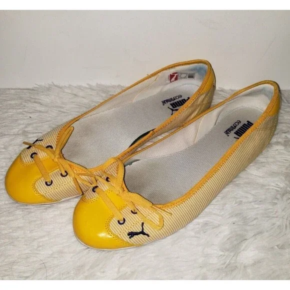 Puma Shoes Puma Eco Ortholite Sz Shoes Womens Yellow Slip On
